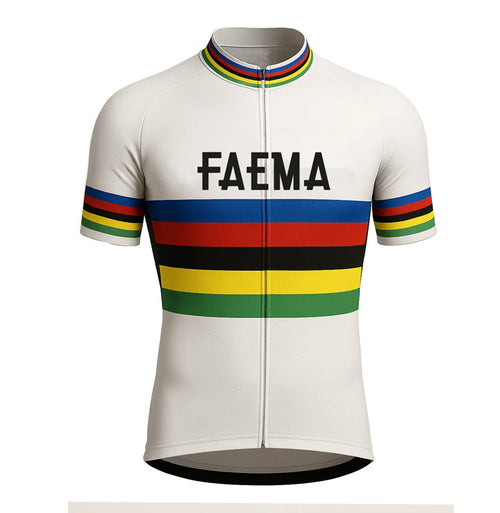 Retro Wielershirt Faema - Regenboog Gruppo Sportivo