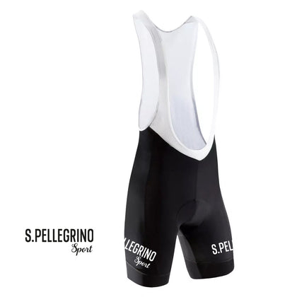 Retro Wielerbroek San Pellegrino - REDTED - ZWART