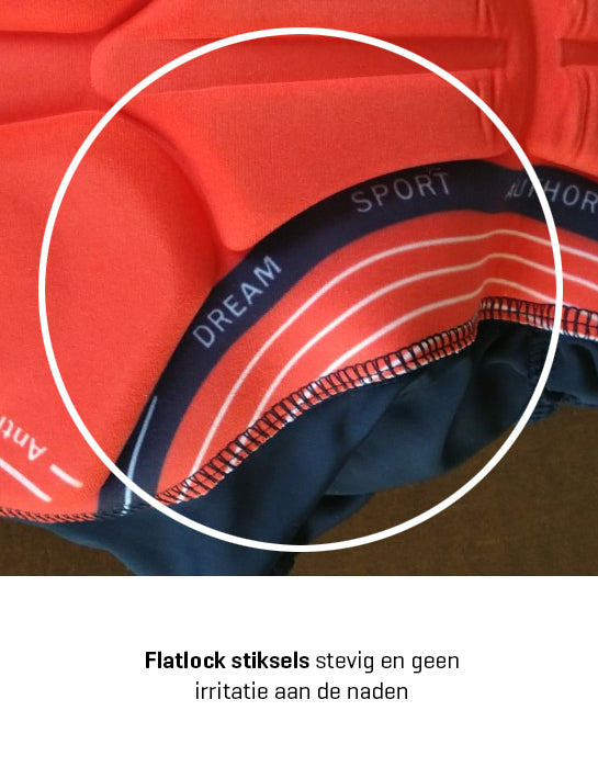 Retro Wielerbroek Mercier Hutchinson - REDTED - ZWART
