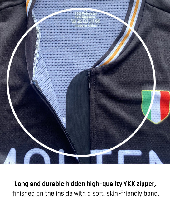 Retro Dames Wielershirt Molteni Zwart - REDTED