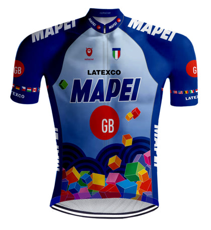 Retro Wielershirt MAPEI - REDTED