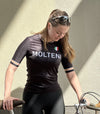 Retro Dames Wielershirt Molteni Zwart - REDTED