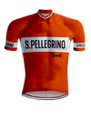 Retro Wielertenue San Pellegrino Oranje - REDTED