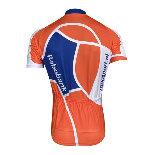 Retro Wielertenue Rabobank - oranje/blauw