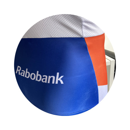 Retro Wielertenue Rabobank - oranje/blauw