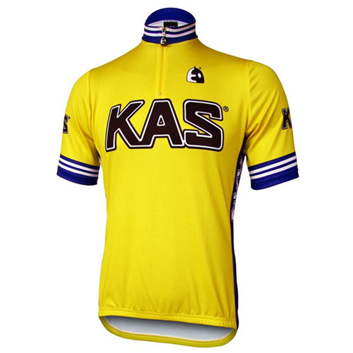 Retro Wielershirt Kas Kaskol - Geel