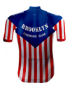 Retro Wielershirt Brooklyn Blauw/Rood - REDTED