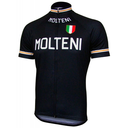 Retro Wielershirt Molteni - Zwart