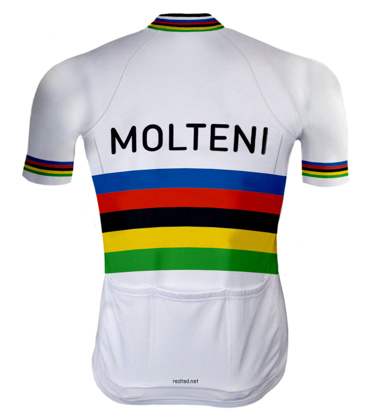 Retro Wielershirt Molteni Regenboog - REDTED