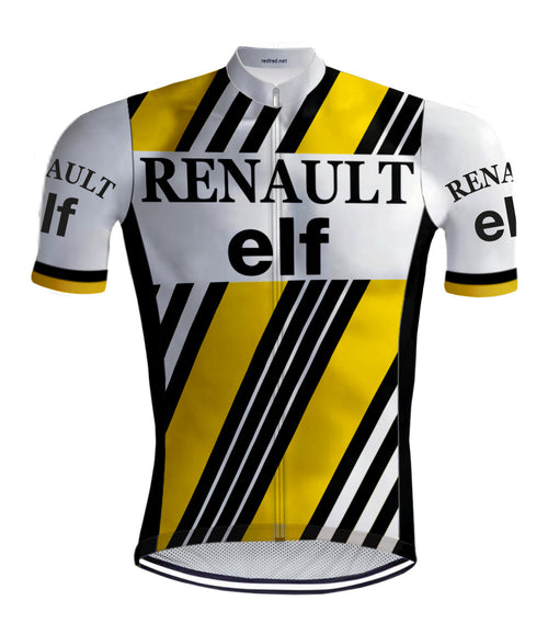 Retro Wielershirt Renault Elf geel - REDTED