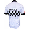 Retro Wielertenue Peugeot - Wit/Zwart