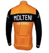 Retro Winter Wielerjack (fleece) Molteni - Oranje