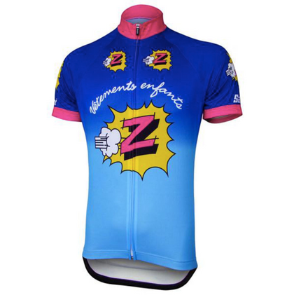 Retro Wielershirt Equipe Cycliste Z - Veelkleurig