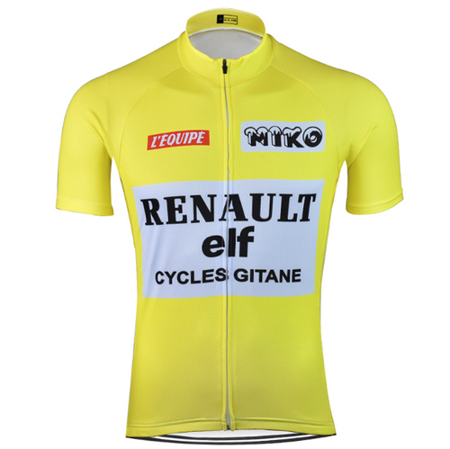 Retro Wielershirt Renault - Geel