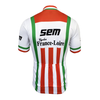 Retro Wielershirt Sem - Rood/Wit/Groen