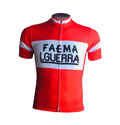 Retro Wielershirt Faema Guerra- Rood