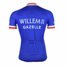 Retro Wielershirt Willem II-Gazelle - Blauw