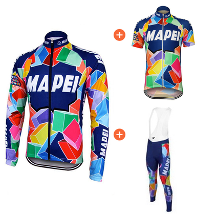 Retro Combinatieset lange broek Mapei - Veelkleurig