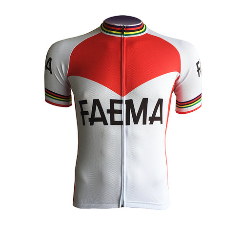 Retro Wielershirt Faema - Rood/Wit