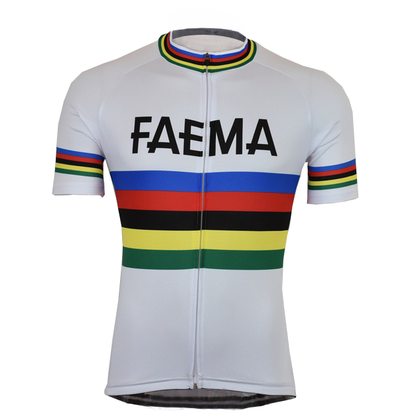 Retro Wielershirt Faema - Regenboog