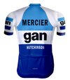 Retro Wielershirt Gan Mercier Blauw - REDTED