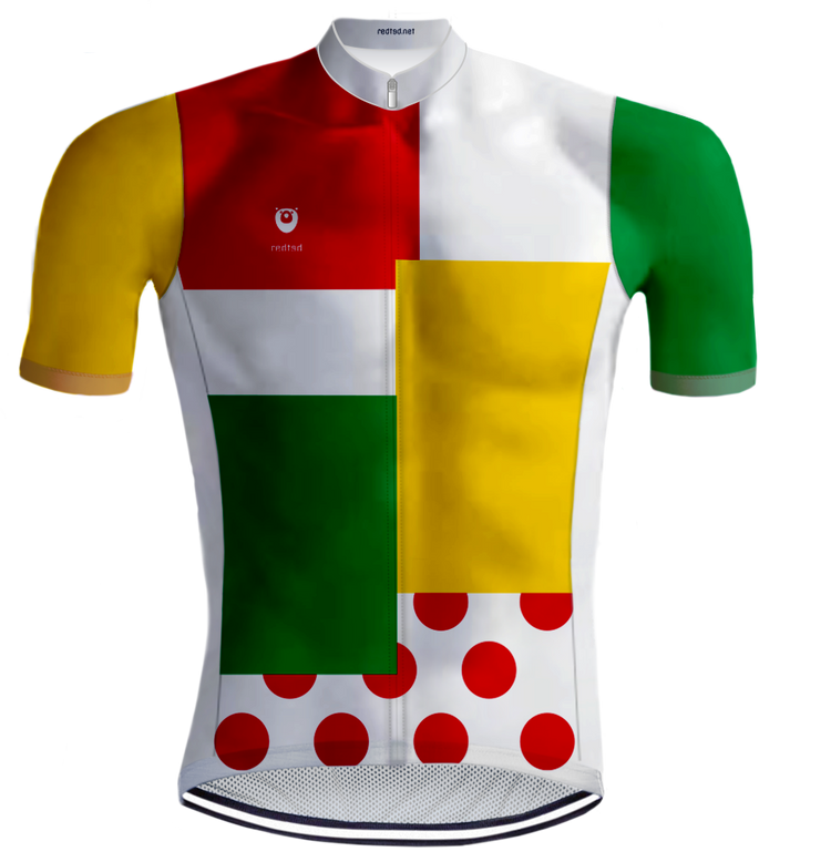 Retro Wielertenue Lapjestrui - REDTED