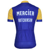 Retro Wielershirt Mercier Hutchinson - Blauw/Geel