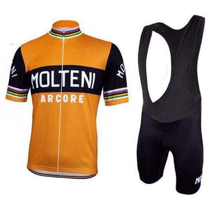 Retro Wielertenue Molteni Arcore – Oranje