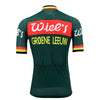 Retro Wielershirt Wiel's Groene Leeuw - Rood/Groen