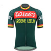 Retro Wielershirt Wiel's Groene Leeuw - Rood/Groen