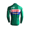 Retro Winter Wielerjack (fleece) Sanson - Groen