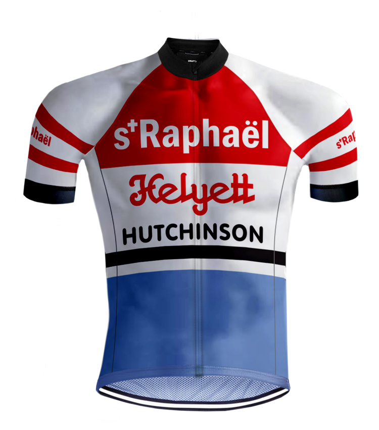Retro Wielershirt Saint-Raphaël Rood/Blauw - REDTED