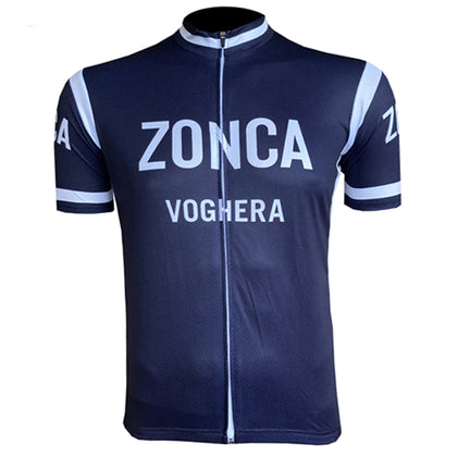 Retro Wielershirt - Limited Edition Zonca - blauw