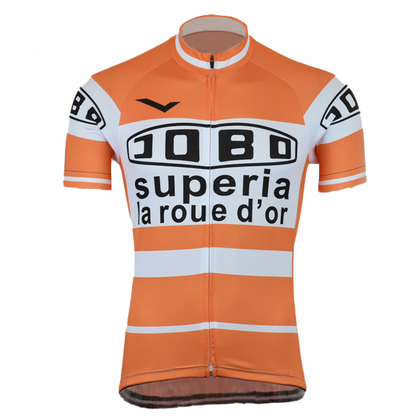 Retro Wielershirt Jobo Superia - Oranje/Wit