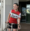 Retro Wielershirt Dames La Casera - Rood  Gruppo Sportivo