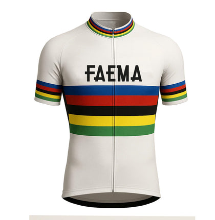 Retro Wielershirt Faema - Regenboog  Gruppo Sportivo