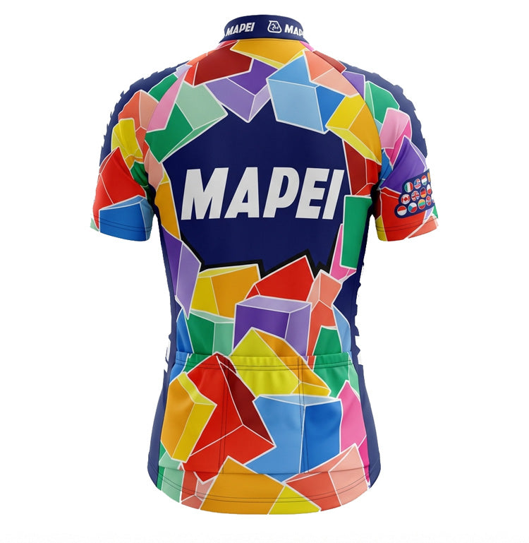 Retro Wielershirt Dames Mapei - Veelkleurig Gruppo Sportivo