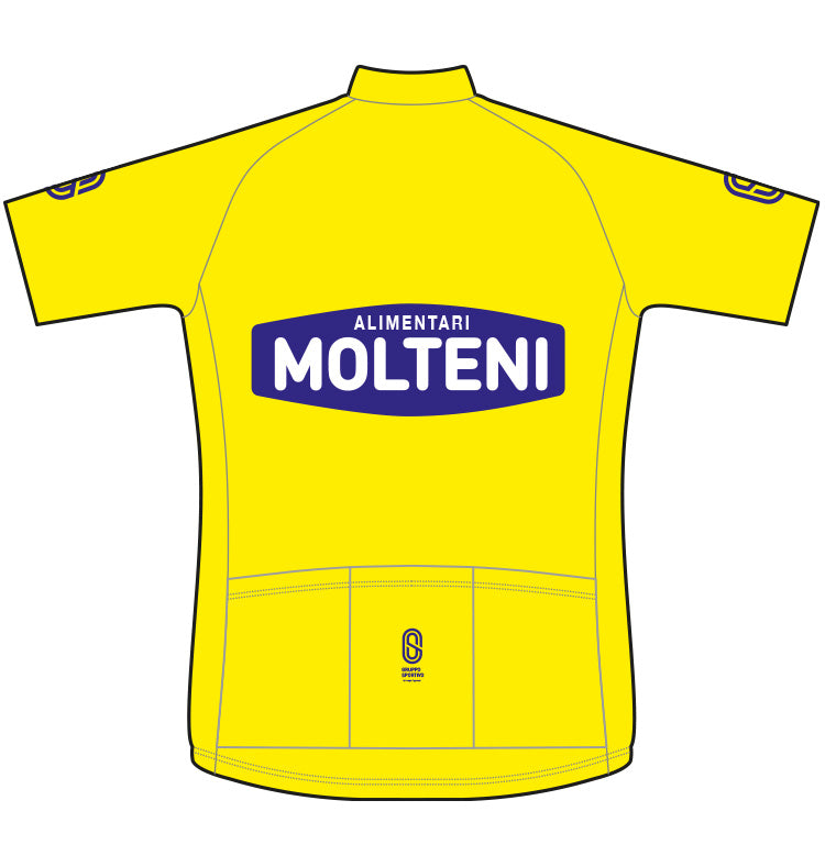 Molteni gele trui 1974 - Eddy's laatste tourzege  Gruppo Sportivo