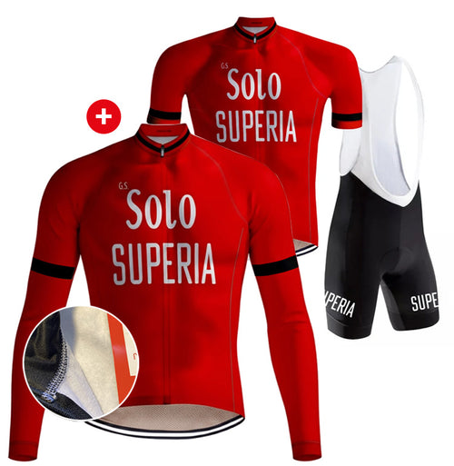 Retro Combinatie set Solo Superia Rood - REDTED