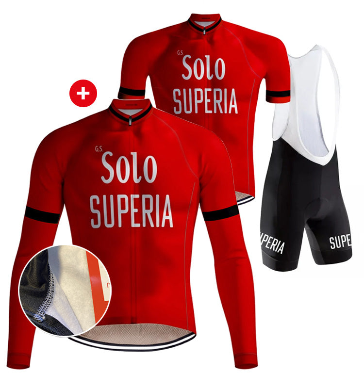 Retro Combinatie set Solo Superia Rood - REDTED