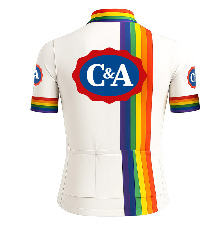 Retro Wielershirt  C&A - Eddy's laatste team - Gruppo Sportivo