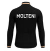 Retro Winter Wielerjack (fleece) Molteni  Zwart - Gruppo Sportivo