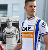 Retro Wielershirt DAF Trucks - Wit