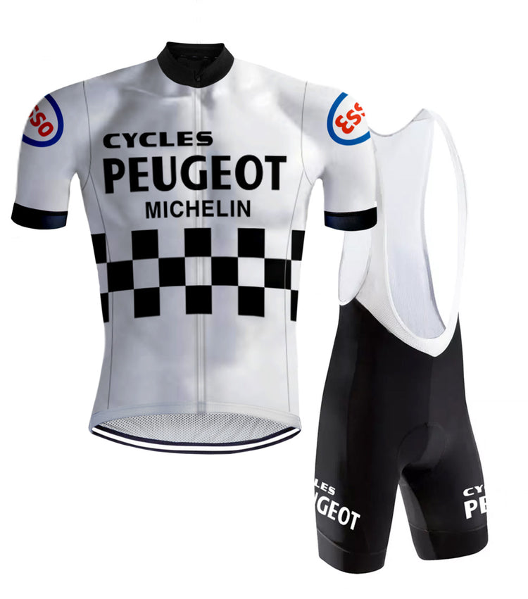 Retro Combinatie set Peugeot Wit/Zwart - REDTED