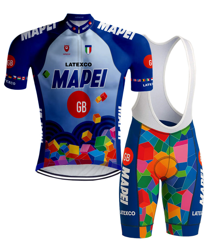 Retro Wielertenue Mapei - REDTED