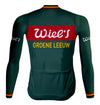 Retro Wielerjack (fleece) Wiel's Groene Leeuw - Rood/Groen REDTED