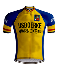 Retro Wielershirt IJsboerke Warncke Geel - REDTED