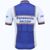Retro Wielershirt Panasonic Raleigh - Wit/Blauw