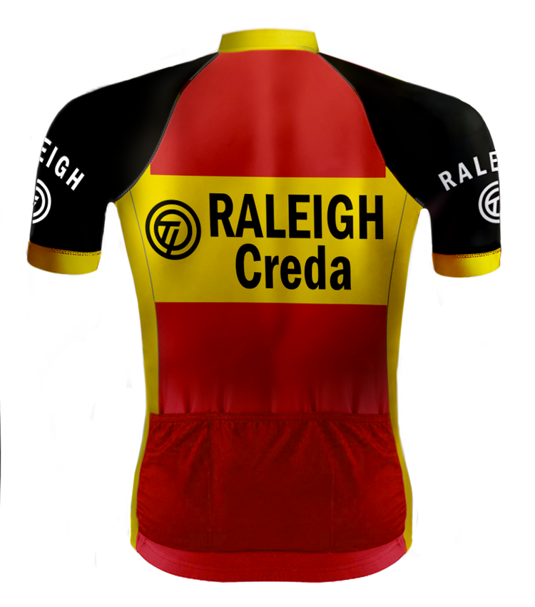 Retro Wielertenue TI-Raleigh rood - REDTED