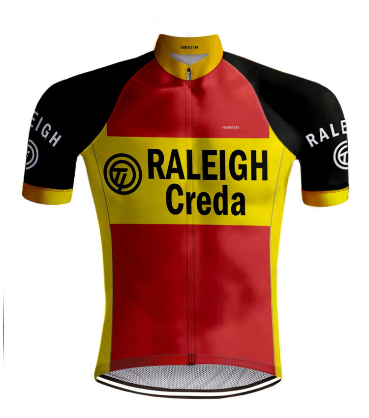 Retro Wielertenue TI-Raleigh rood - REDTED